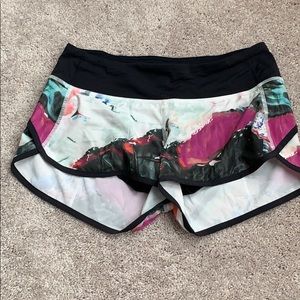 Lululemon speed shorts 2”, 4 way stretch